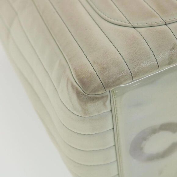 CHANEL Mademoiselle Chain Shoulder Bag Leather LIme Green CC - Picture 10 of 15